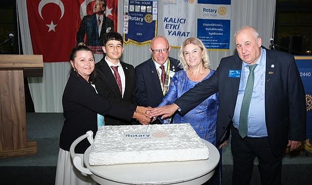 Gökdere Rotary Kulübü'nde Başkanlık Kenan Şinasi'ye Devredildi