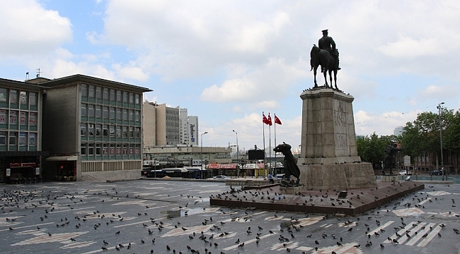 Ankara sokaklarında sınav sessizliği
