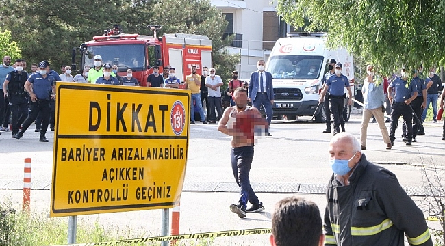 Ceza yedi, polislere saldırdı