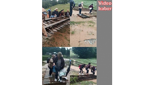 Turistler İznik'te mahsur kaldı