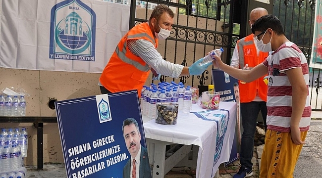 Yıldırım Belediyesi'nden LGS'ye giren öğrencilere destek