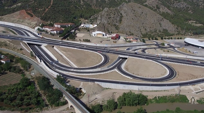 Amasya çevre yolu açıldı