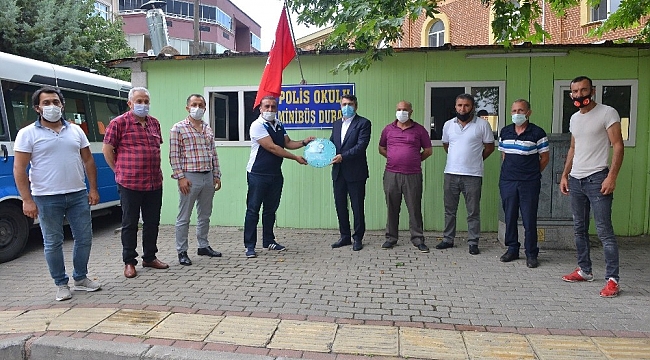 Yıldırım'da minibüs şoförlerine pandemi uyarısı
