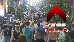 Beyoğlu Caddesi'nde insan seli