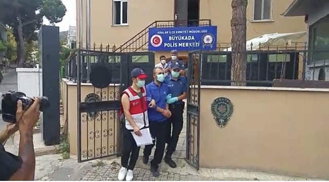Heybeliada şüphelisi adliyede