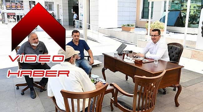 Hizmet meydanda başkanla başlıyor