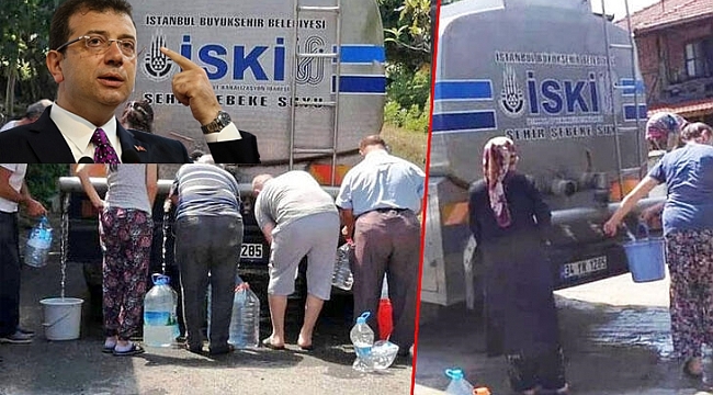 İstanbul bidonla su dönemi yeniden başladı