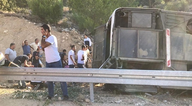 Mersin'de 5 asker şehit, 10'u ağır 27 kişi yaralı