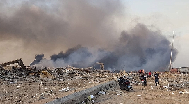 Beyrut'taki patlamada bilanço netleşiyor: En az 10 ölü