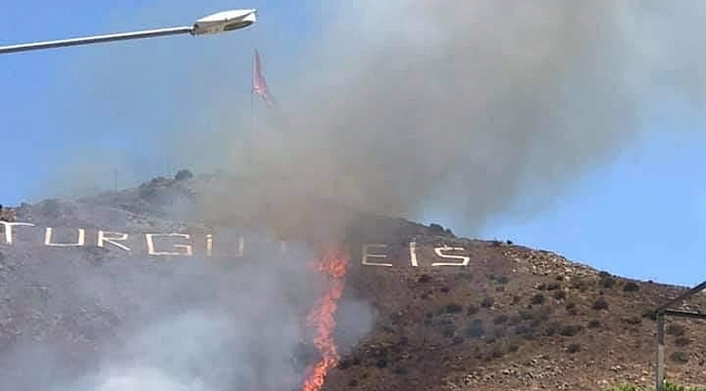 Bodrum'da yangın