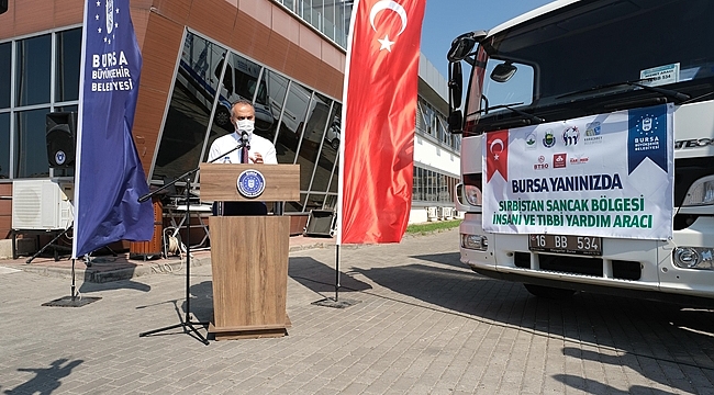 Bursa’nın yardım eli Sırbistan’a uzandı