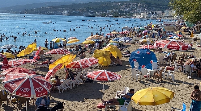 Bursa sahilleri hınca hınç
