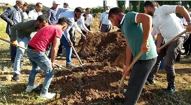 Gelin son yolculuğuna uğurlandı