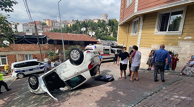 İstanbul'da feci kaza: Otomobil 20 metre sürüklendi