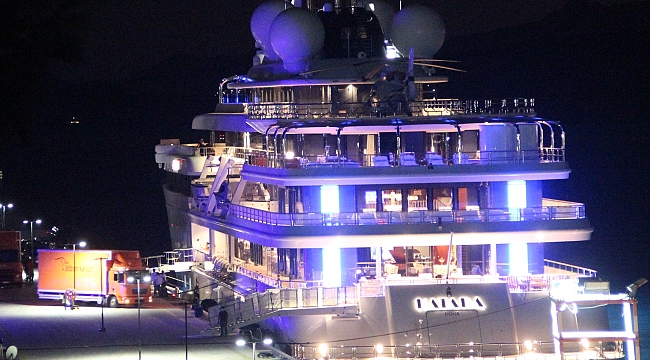 Katar kraliyet ailesi, Bodrum’da yüzen sarayına geldi