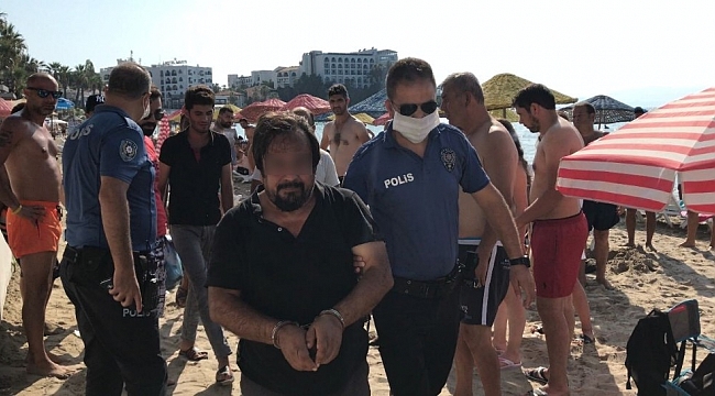 Kuşadası'nda dünyaca ünlü plajda skandal olay