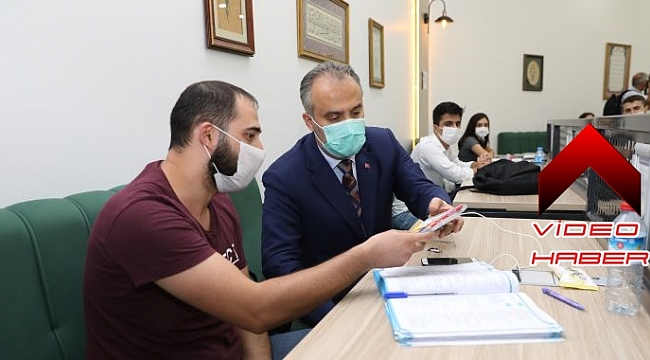 Sınava hazırlanan memur adaylarına moral