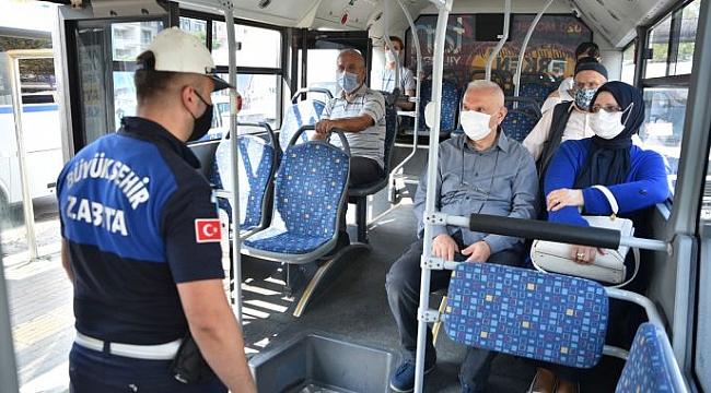 Toplu taşımada korona denetimi