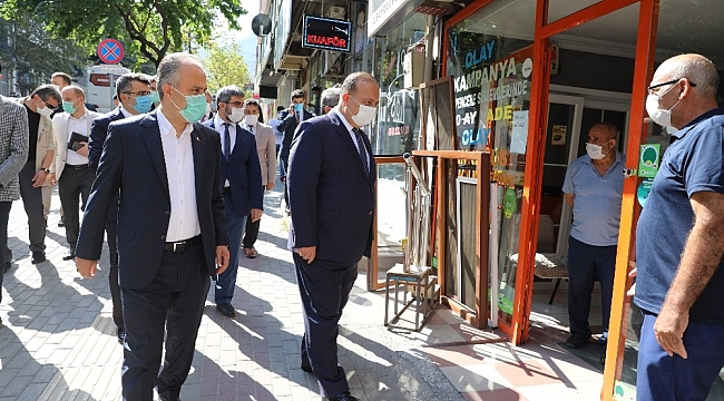 Vali ve Başkan denetim yaptı