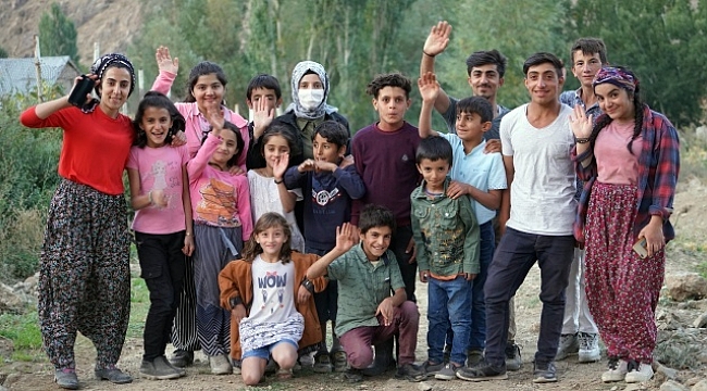 2500 rakımlı tepede ders