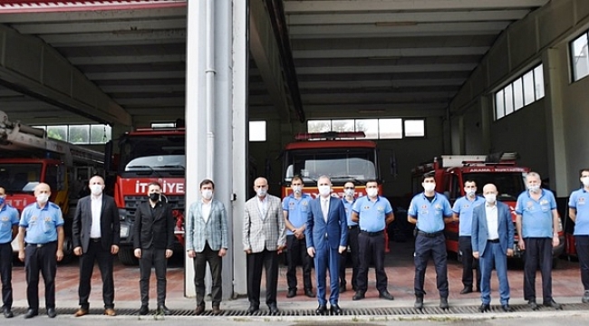 Alper Taban'dan İtfaiyeye ziyaret