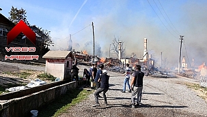 Bolu'da bir köy alevlere teslim oldu