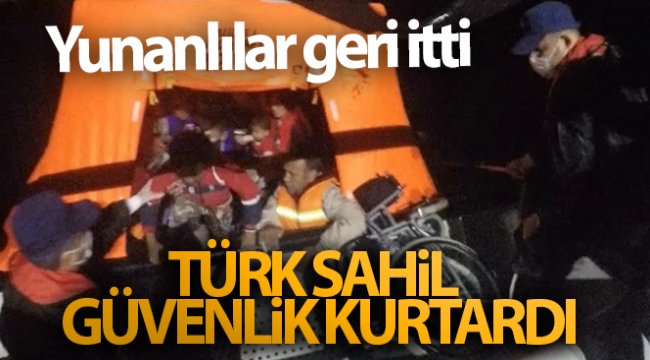Çeşme açıklarında 25 düzensiz göçmen kurtarıldı