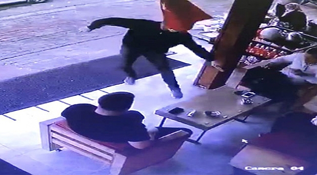 Herkesin gözü önünde kurşun yağmuruna tuttu