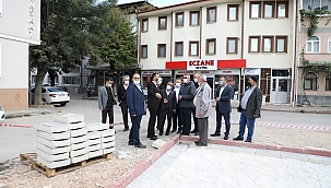 İnegöl Suyolu Camii bahçesi genişliyor