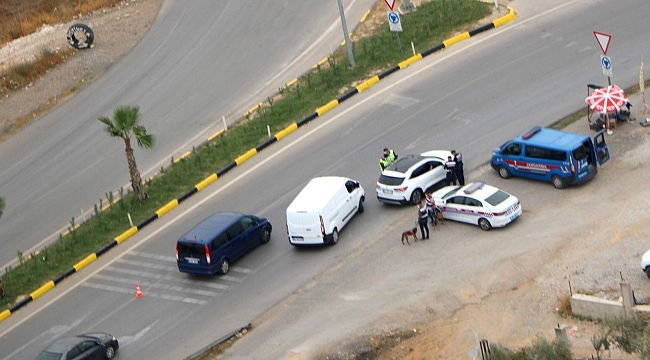 İzmir'de helikopterli trafik denetimi