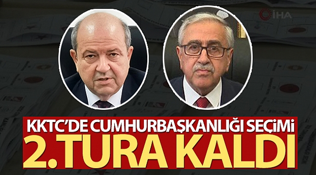 KKTC'de Cumhurbaşkanlığı seçimi ikinci tura kaldı