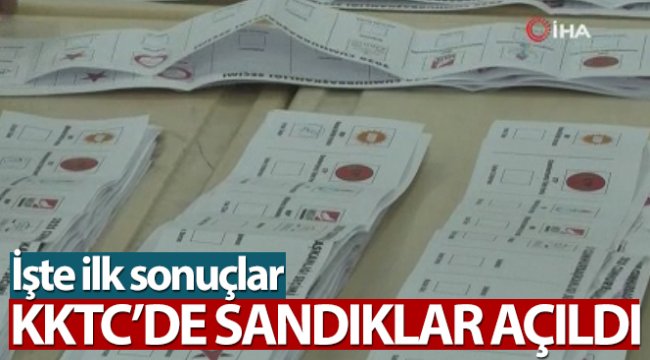 KKTC’de Cumhurbaşkanlığı seçimlerinde ilk sonuçlar