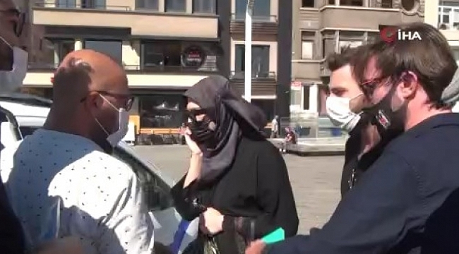 Taksim'de hareketli anlar