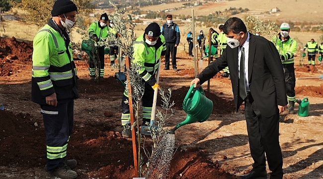 21. Etap Şehitkamil ormanı'na can suyu verildi