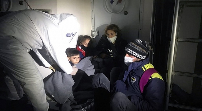 24 düzensiz göçmen kurtarıldı