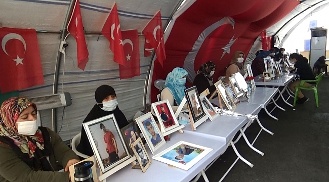 'Diyarbakır anneleri' eylemlerini ilk günkü kararlılıkla sürdürüyor