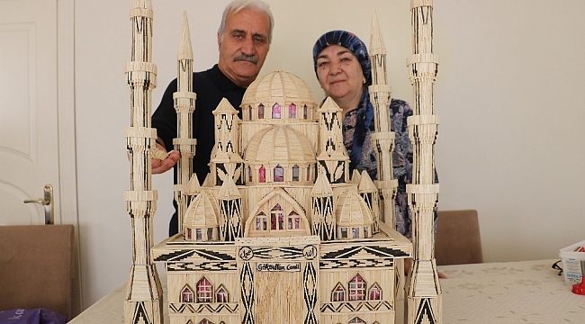 7 ay sürdü, 52 bin 300 parça kullandı, gören hayran kalıyor