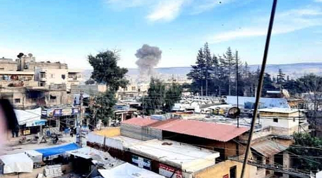 Afrin'de bomba yüklü araç patladı : 3 ölü
