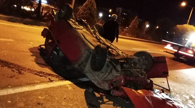 Afyonkarahisar'da trafik kazası, 2 yaralı