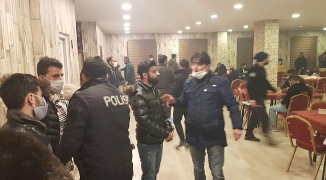 Ağrı'da okey oynatan 2 işletme ile işletmede bulunan 70 kişiye cezai işlem uygulandı