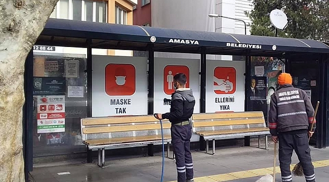 Amasya dezenfekte ediliyor