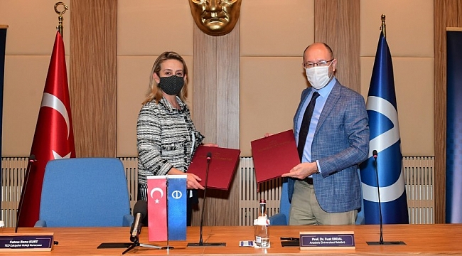 Anadolu Üniversitesi TED Eskişehir Koleji ile "Eğitim İş Birliği Protokolü" imzaladı