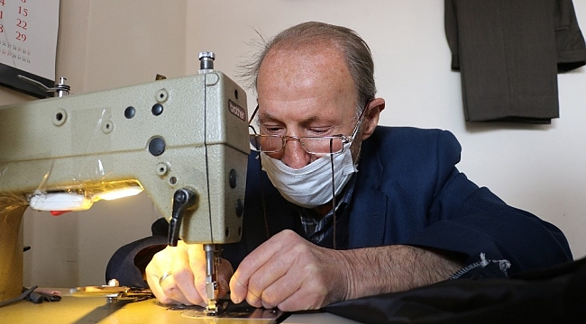 Annesi terzi olursun dedi, 62 yıldır terzilik yapıyor