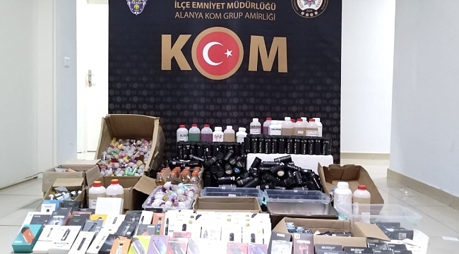 Antalya'da elektronik sigara operasyonu