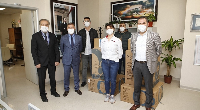 AÜ Hastanesi'ne ventilasyon cihazı bağışı