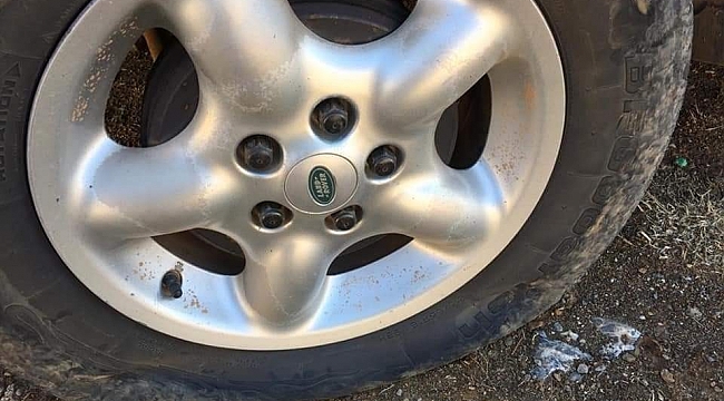 Avcılara yolda çivi tuzağı