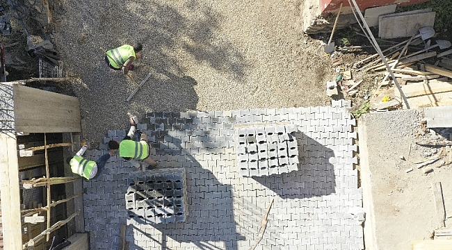 Aydın Büyükşehir mahalle yollarını yeniliyor