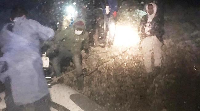 Aydın'da 27 düzensiz göçmen kurtarıldı