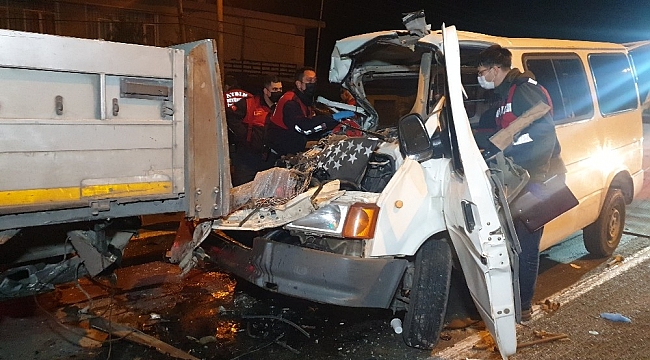 Aydın'da feci kaza: 1 ölü, 1 yaralı