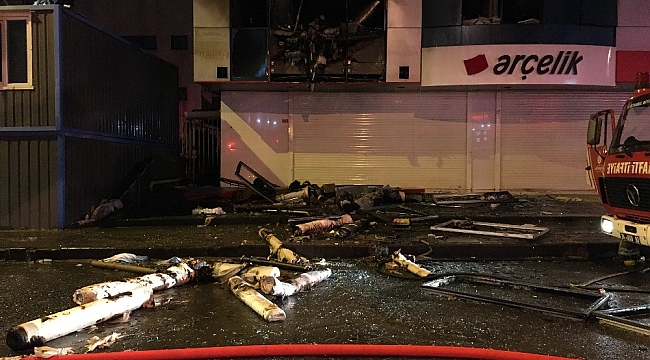 Bahçelievler'de tekstil atölyesinde patlama: 2 yaralı